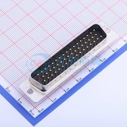插针式DP50两排公头车白胶光孔电镀1.0μ(白、黑、蓝胶可选)缩略图