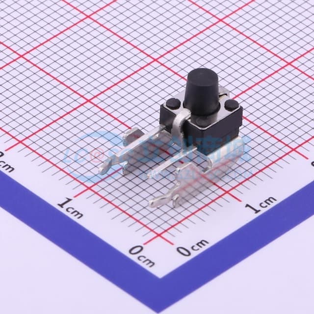 轻触开关6*6*7.0下支架侧按7.5*6.1*7.0插件按键250gf 【轻触】实物图