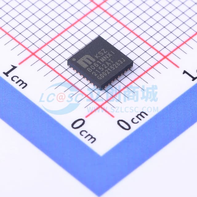 KSZ8061MNX/KSZ8061MNG 10Base-T/100Base-TX 物理层收发器实物图