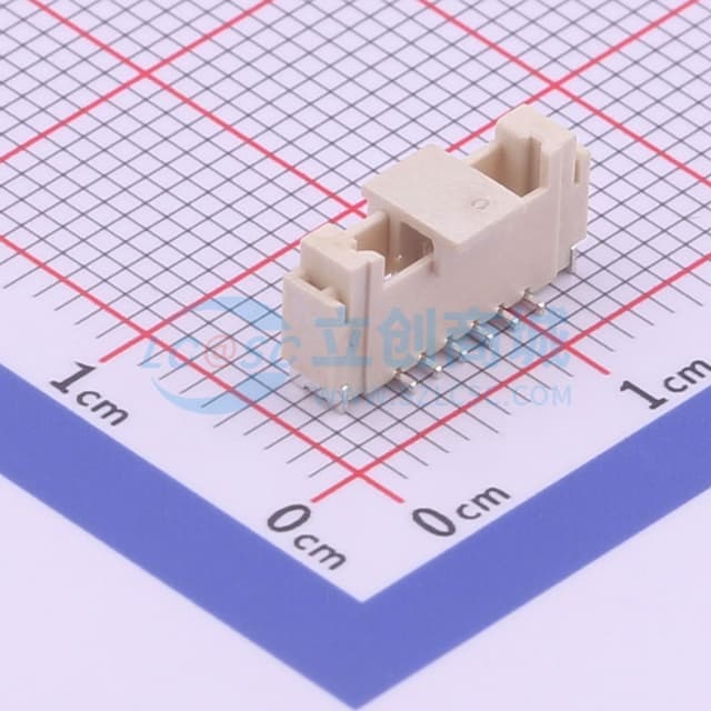 1x6P 间距:1.25mm 立贴实物图