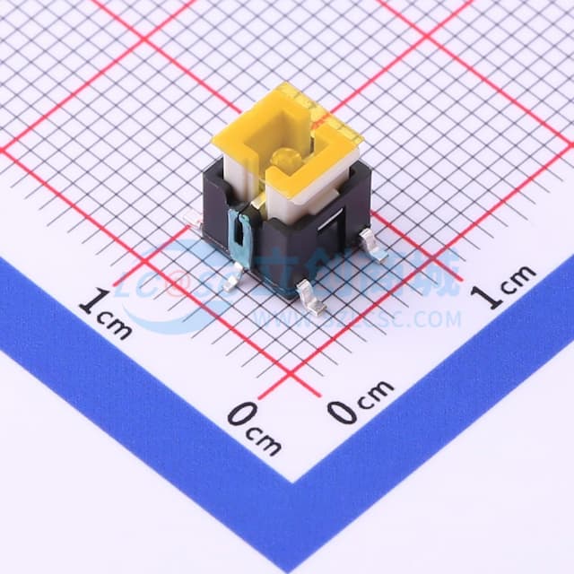 绿色带灯开关实物图