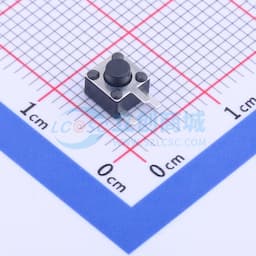 4.5*4.5*4mm 卧插 轻触开关 【插件】缩略图