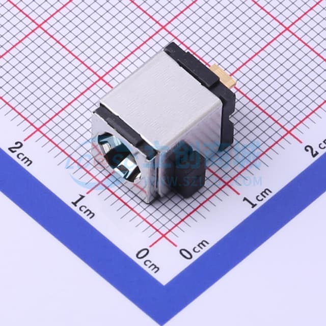 DC电源插座 内径:2.5mm 外径:6mm实物图