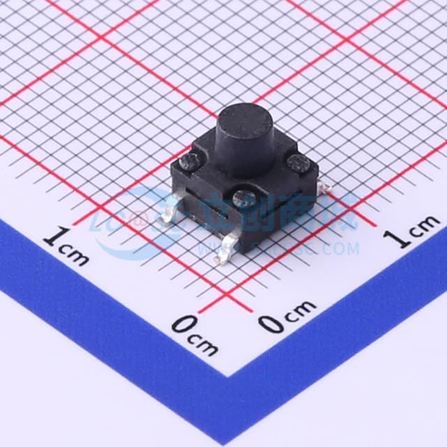 6.2*6.2*6.5mm 立贴 轻触开关实物图