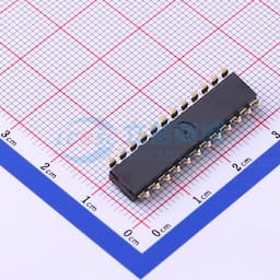间距2.54mm 平拨,凸起式 12位拨码开关缩略图