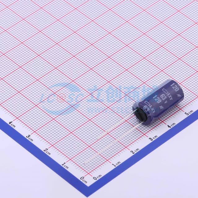 120uF ±20% 63V实物图