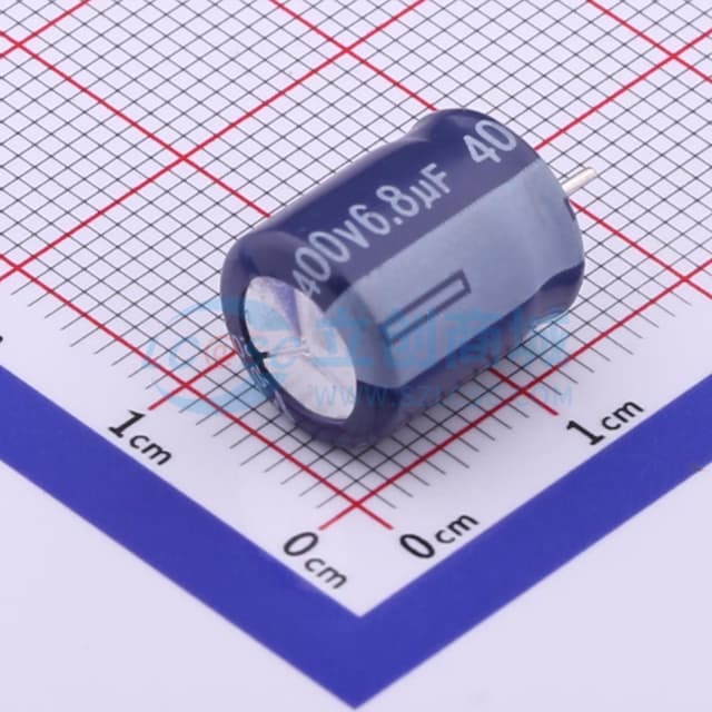 6.8uF ±20% 400V实物图