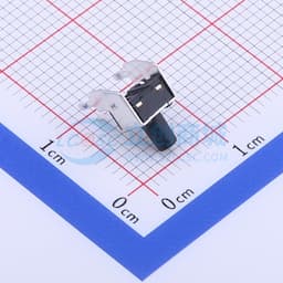 轻触开关5.5x4.5x6.5小支架铜侧按侧插四脚按键250gf 【插件】缩略图