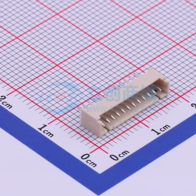 1x12P 间距:1.25mm 直插 【插件】实物图