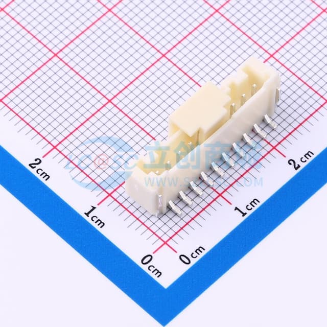 1x10P 间距:2mm 立贴 系列:PA实物图
