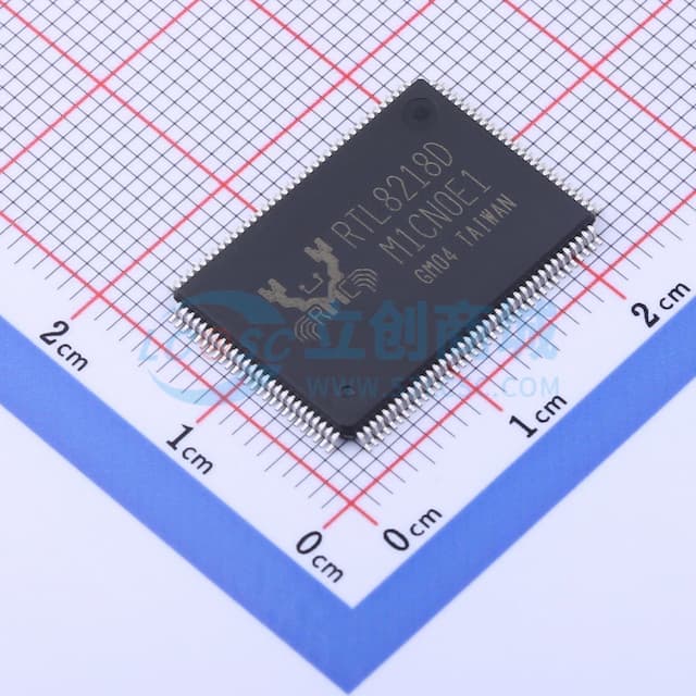 集成八端口10/100/1000M以太网收发器实物图