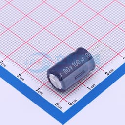 【插件】 100uF ±20% 80V CLEAR 紫色PET缩略图