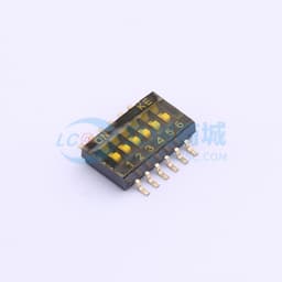 1.27mm 6位贴片拨码开关(S脚)缩略图