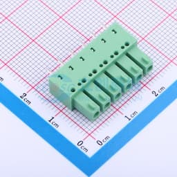 1x6P 3.81mm 排数:1 每排P数:6 【插件】缩略图