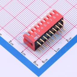 间距2.54mm 琴键9位拨码开关缩略图