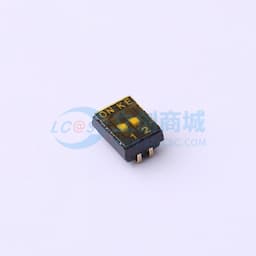 1.27mm 2位贴片拨码开关(J脚)缩略图