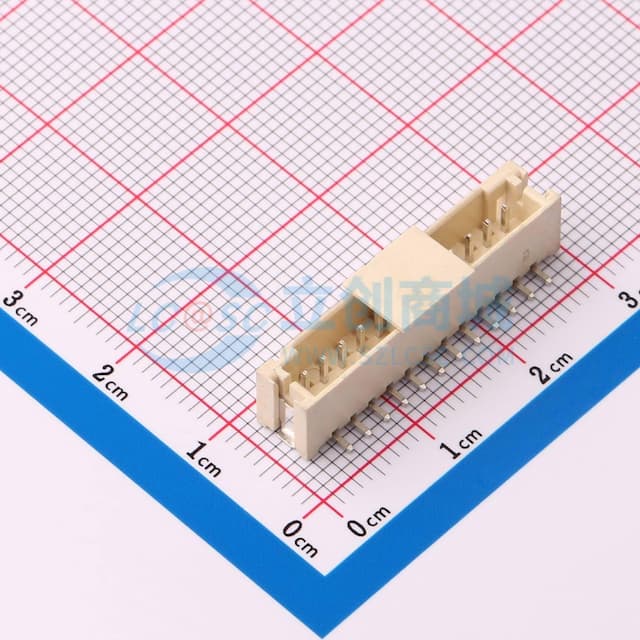 1x12P 间距:2mm 立贴 系列:PH实物图