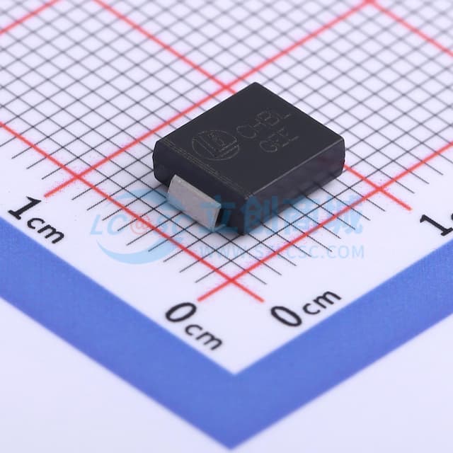 单向TVS 12V截止 峰值浪涌电流：75.4A实物图