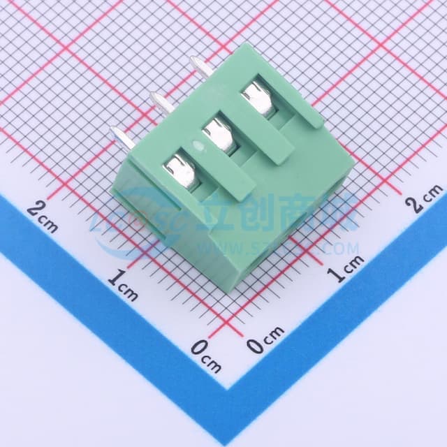 5mm 1x3P 排数:1 每排P数:3 直插 【插件】实物图
