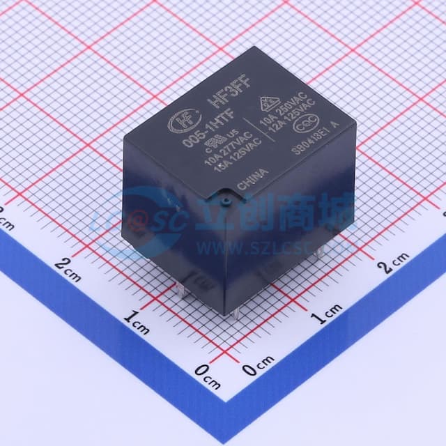 超小型大功率5V继电器 单刀单掷-常开 【插件】实物图