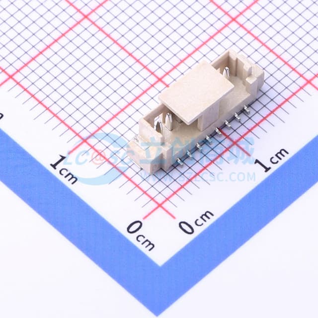 1x8P 间距:1.25mm 立贴实物图