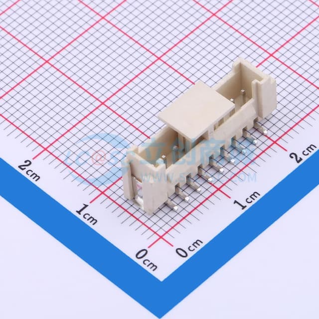 1x9P 间距:2mm 立贴实物图