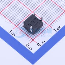 6.2*6.2*4.3mm 直插 轻触开关 【插件】缩略图