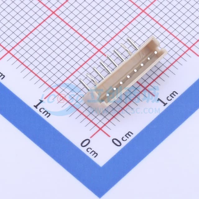 1x8P 间距:1.5mm 弯插【插件】实物图