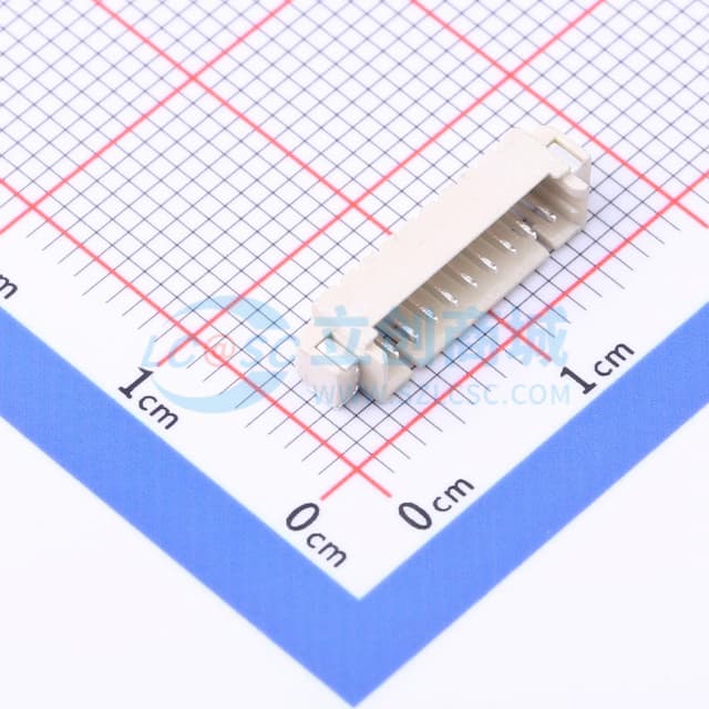 1x9P 间距:1.25mm 卧贴 系列:PicoBlade(MX 1.25)实物图