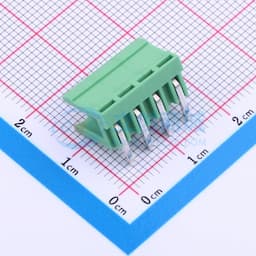 绿色 1x4P 3.96mm 排数:1 每排P数:4【插件】缩略图