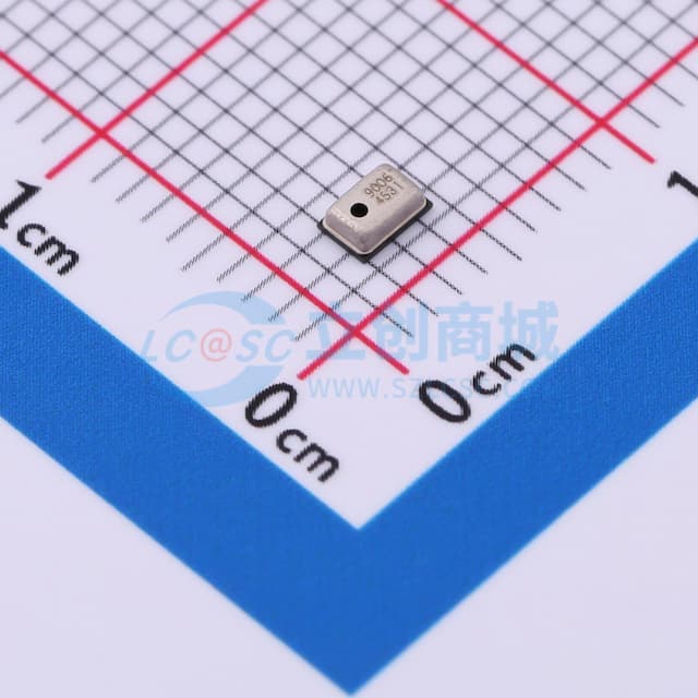 硅麦L2.75*W1.85*H0.95mm 1.5-3.6V 灵敏度-42dB±3 SNR-58db 上进4P模拟实物图