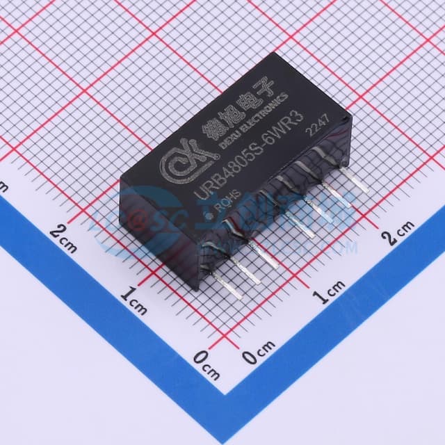 6W，超宽电压输入隔离稳压单路/正负输出DC-DC模块电源实物图