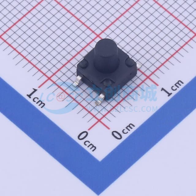 6.2*6.2*7.5mm 立贴 轻触开关实物图