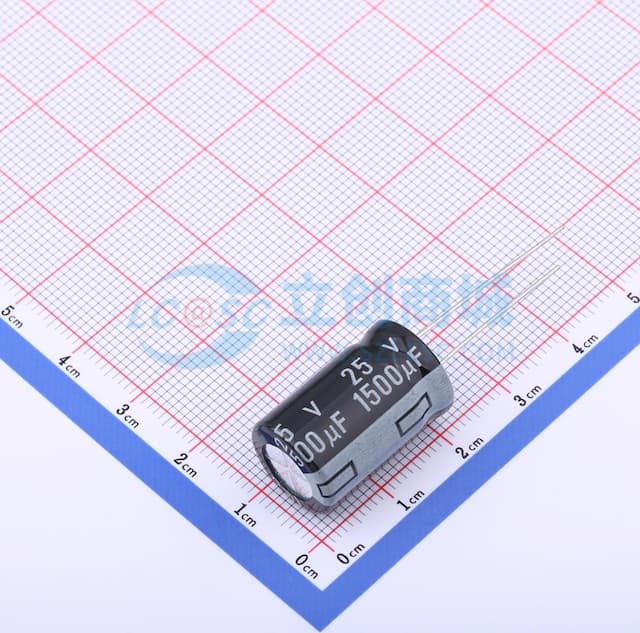 1500uF ±20% 25V实物图
