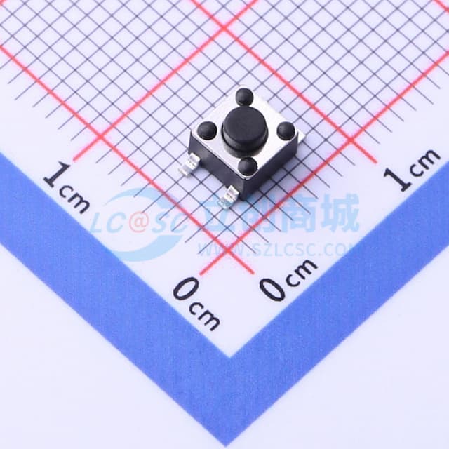 4.5*4.5*3.8mm 立贴 轻触开关实物图