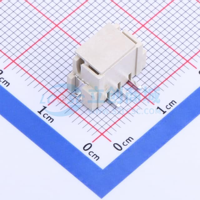 2.54-3P立贴加盖编带实物图