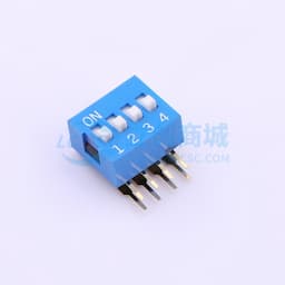 间距2.54mm 4位拨码开关缩略图