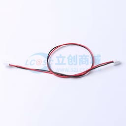 DEALON(德艺隆)HY2.0mm带扣 端子线UL1007#26 红/黑 双头同向 L=300mm 2PLYS200-100726-300-2P缩略图