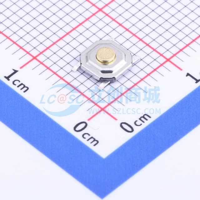 5.2*5.2*1.6mm 立贴 轻触开关实物图