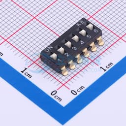 2.54mm 6位贴片高柄拨码开关缩略图