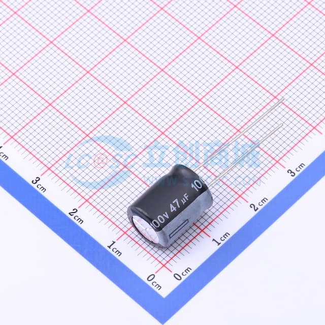 【插件】47uF ±20% 100V实物图