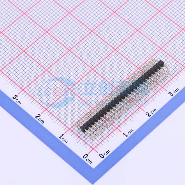 1x27P 间距:1.27mm 方针 【插件】实物图