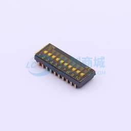 1.27mm 10位贴片拨码开关(J脚)缩略图