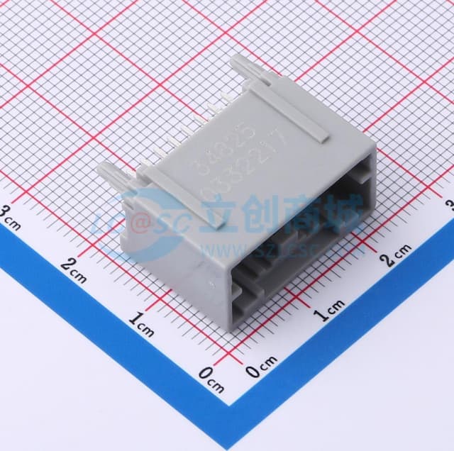 2x8P(缺4P) 间距:2mm 直插实物图