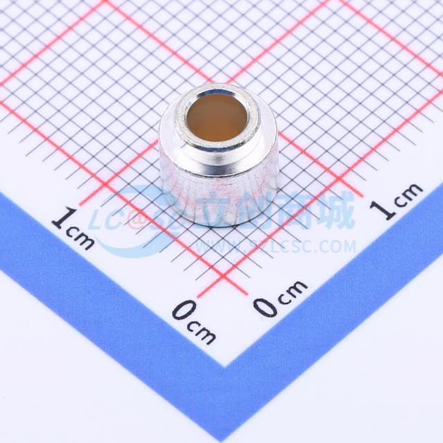 雄和远景，电路板表贴圆螺母柱，光孔3.6Xφ7.14X5+1.53，铜镀锡，编带装实物图