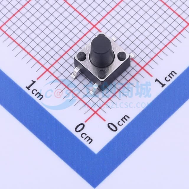 6*6*7.5mm 立贴 轻触开关实物图
