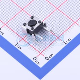 6*6*4.3mm 卧插 轻触开关 【插件】缩略图