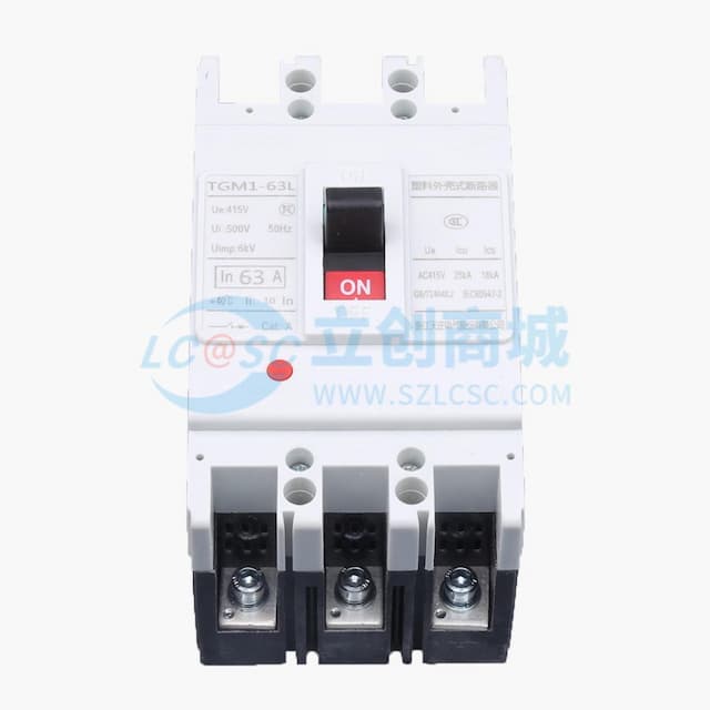 TENGEN(天正电气）TGM1系列塑料外壳式断路器 TGM1-63L/3300 63A实物图