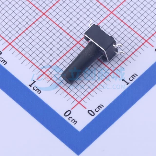 6*6*12.5mm 立贴 轻触开关实物图