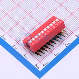 间距2.54mm 10位拨码开关缩略图